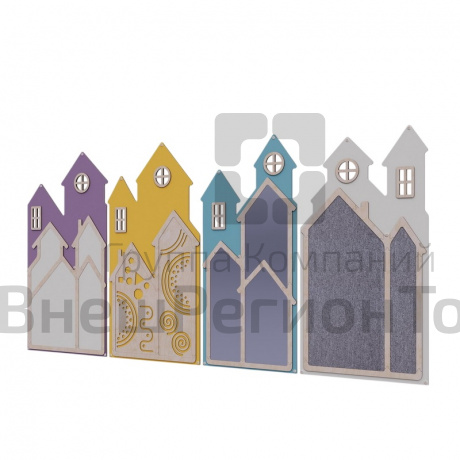 Набор настенных панелей «Домик» (4 шт.).