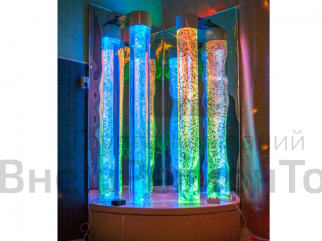 Сенсорный уголок со световым оборудованием Два в одном 2000х1000х1000 мм.