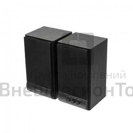 Колонки SVEN SPS-607, 2.0, цвет черный.