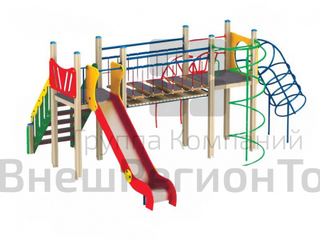 Детский игровой комплекс "Дружба", h1500.