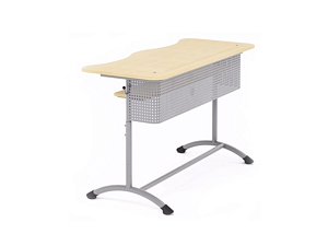 Двухместная парта SLM-ЛТ-87, регулируемая по высоте