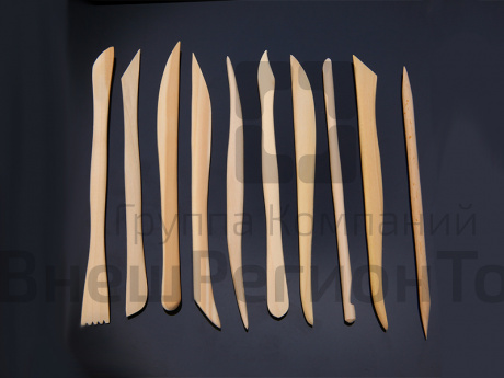 Набор стеков для работы с глиной, 12 шт..