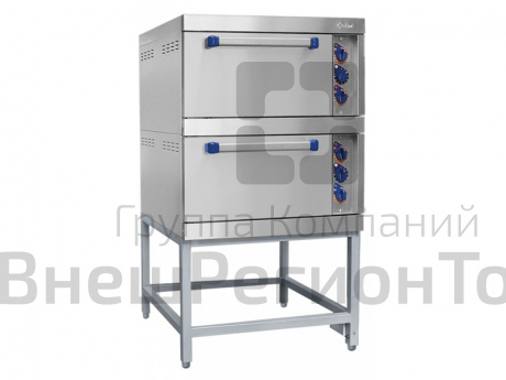 Духовка электр. на 2 секции, конвекция, 6 противней из нерж.ст. р.530x650x65 мм.