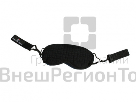 Повязка тканевая на глаза с липучками.