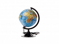 Глобус физический "Классик", с подсветкой, 210 мм