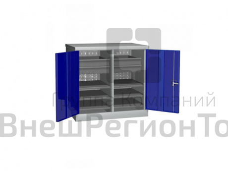 Антресоль инструментальная (4 ящика + 6 полок).