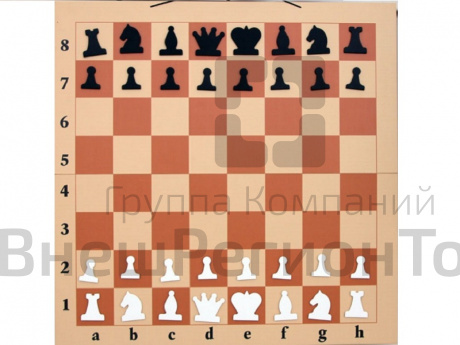 Доска шахматная демонстрационная цельная 100 см.