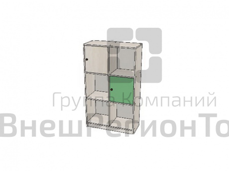 Стеллаж модульный Серия Байкал 2-4.