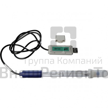 Цифровой USB-датчик рН (водородный показатель, диапазон 0...14ед.).