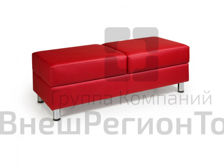 Банкетка двухместная, 1200х500х430 (цвет в ассортименте).