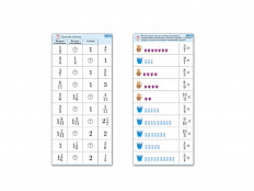  Комплект карточек 10 шт. Обучающий калейдоскоп. Дроби