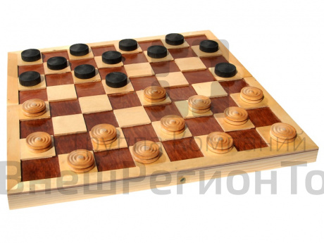 Шашки тактильные 64-клеточные.