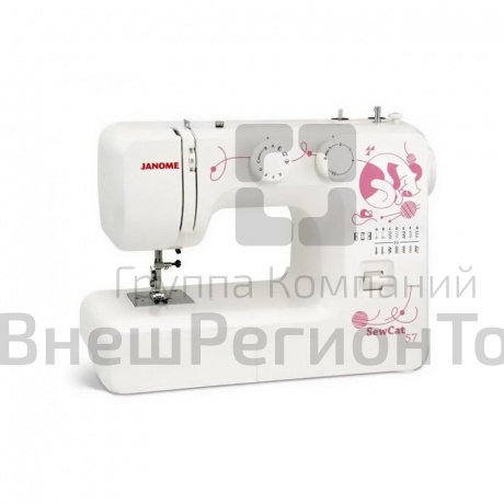 Швейная машина Janome Sew Cat 57, белый.