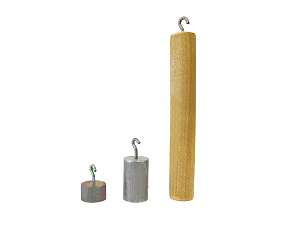 Тела одинаковой массы — школьный набор из 3 элементов