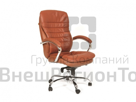 Кресло CHAIRMAN (Кожа COW), цвет коричневый.