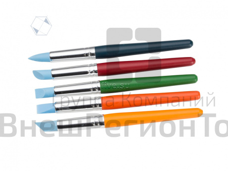 Кисточки для тактильной игры "Рисуем на песке" - 5 штук.