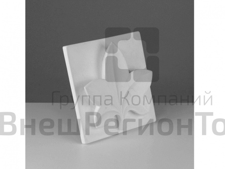 Гипсовый орнамент №2 гипс Пятилистник 60-603.