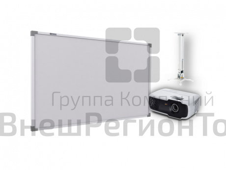 Интерактивный комплект PROPTIMAX (доска 77-104" + проектор + настенное крепление + кабель).