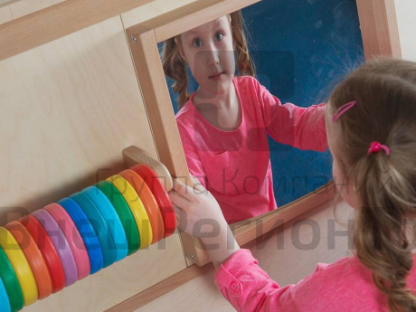 Модуль зеркальный выпуклый квадратный 400х400 мм.