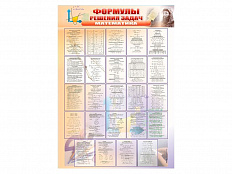 Стенд Формулы для решения задач по математике, 100х69 см