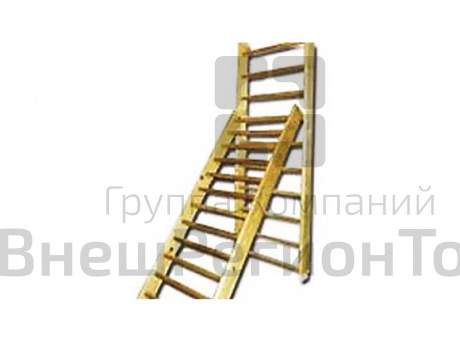 Гимнастическая приставная стенка с зацепами 2 х 0,7 м.