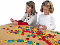 Конструктор Полидрон Большие бусины (устный счет) 6-7 лет