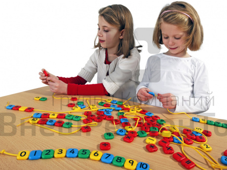 Конструктор Полидрон Большие бусины (устный счет) 6-7 лет.