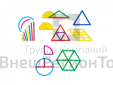 Палочки Геостикс. Расширенный набор с заданиями 7+.