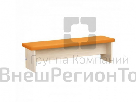 Скамья 25 Мягкая (школа), 1200х400х400.