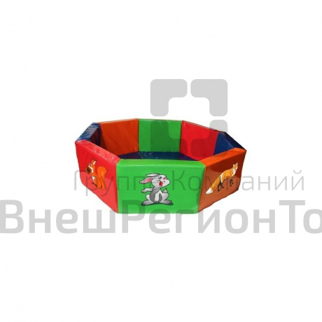 Сухой бассейн с аппликацией (цвет микс).