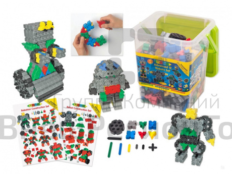 Конструктор Роботы Morphun Advanced Robot Set (12 моделей, 465 деталей) 5+.