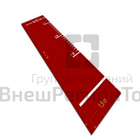 Дорожка для прыжков в длину с места с разметкой, 10 мм.