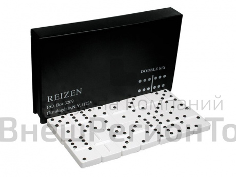 Классическое домино с осязаемыми выпуклыми точками.