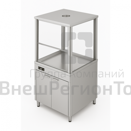 Шкаф вытяжной демонстрационный с электрическими розетками.