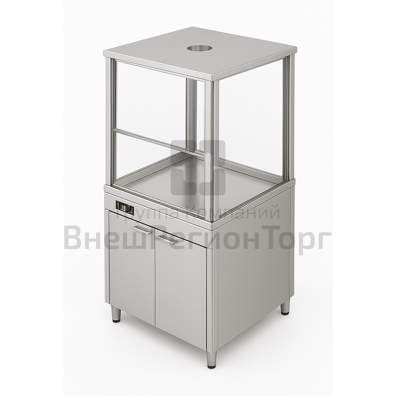 Шкаф вытяжной демонстрационный с электрическими розетками.