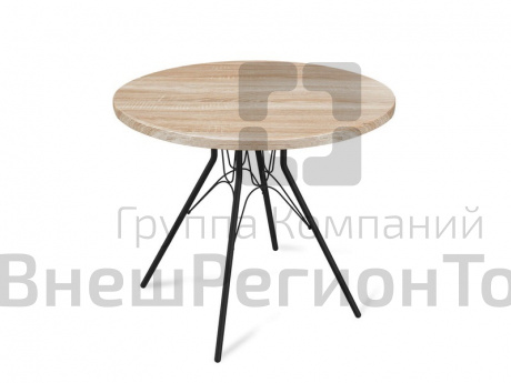 Стол черный муар / дуб сонома светлый.