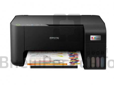 МФУ струйный Epson EcoTank L3210 цветная печать, A4, цвет черный.