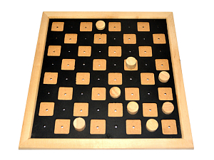 Настольная игра Шашки тактильные Deluxe для слабовидящих и незрячих детей