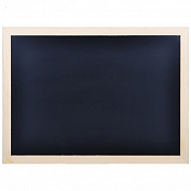 Доска меловая с деревянной рамкой, 400х300 мм, цвет чёрный