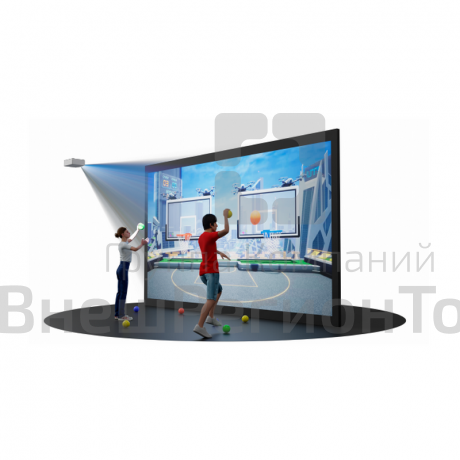 Интерактивная стена для игр и обучения "Попадалкин".