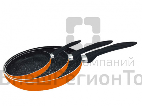 Набор сковородок CALVE с антипригарным покрытием, 3 шт..