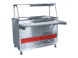 Прилавок холодильный с ванной Аста, нерж.ст., L1120 мм