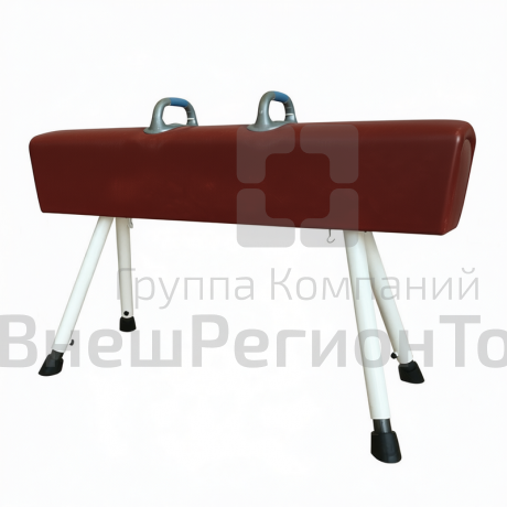 Конь гимнастический прыжковый переменной высоты, 28х160х35см.