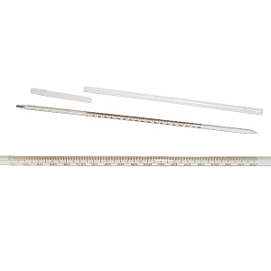 Лабораторный стеклянный термометр 0–360 °C