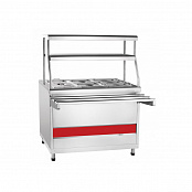 Линия раздачи: мармит вторых блюд