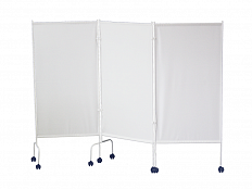 Ширма медицинская на колесах, 3 секции