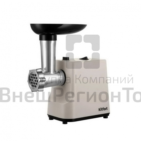 Мясорубка KitFort КТ-2126, серый / черный.
