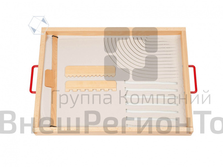 Ящик-поддон для тактильной игры "Рисуем на песке" (базовый комплект).