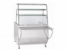 Мармит для первых блюд Премьер, 2 конфорки, 3 полки, L1120 мм