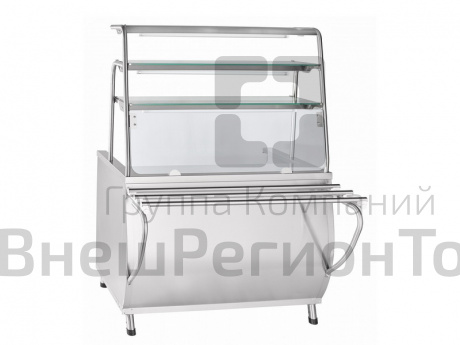 Мармит для первых блюд Премьер, 2 конфорки, 3 полки, L1120 мм.